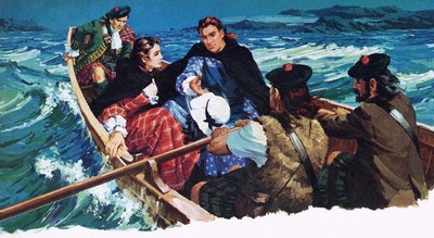 Flora Macdonald Leads the Young Pretender to Safety by English School